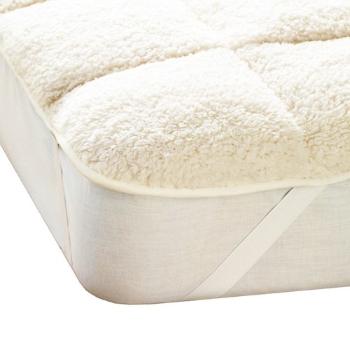 Teddy fleece mattress topper - teddy,