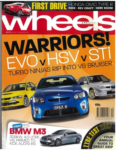 Wheels car magazine april 2007 - wheels,