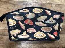 Vivien Of Holloway Sombrero Mexico Retro Vintage Makeup Toiletries Bag Washbag