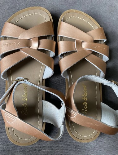 Salt water kids - water, sandals