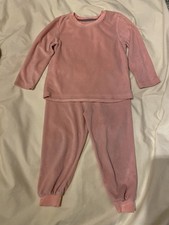 Pink Velour Unicorn Pjs 