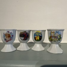 Set Of 4 Vintage 90s Egg Cups