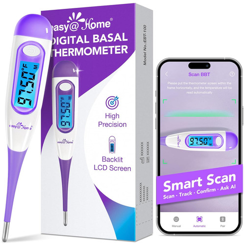 Digital basal thermometer with - basal,