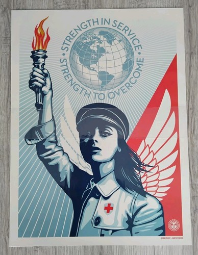 Shepard fairey angel of hope - shepard,