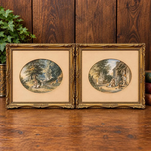 Pair antique blond baxter - blond,