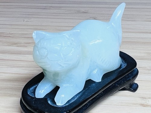 Chinese hetian jade - hetian, cat