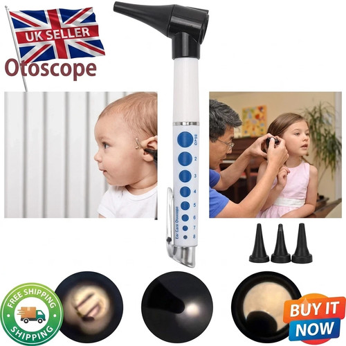 Ear otoscope with 4pcs - with, heads