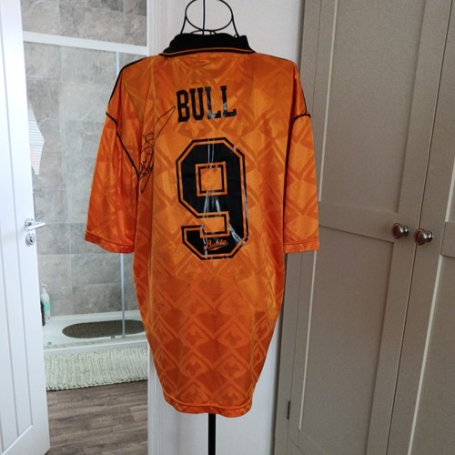 Steve bull signed wolves top - signed,
