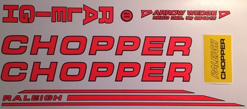 Raleigh chopper mk2 - chopper, decal