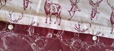 Primark DOUBLE BED Size DUVET COVER SET Reversible Stag pattern