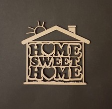 MDF Home Sweet Home Sign