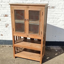 Antique Faded French Meat Safe