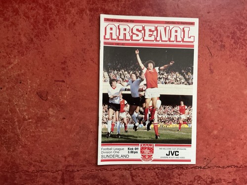 Arsenal sunderland 09 81 - arsenal, v