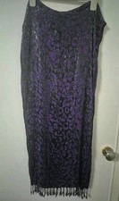 Purple/Black Leopard Print