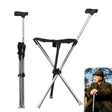 2in1 Folding Walking Stick