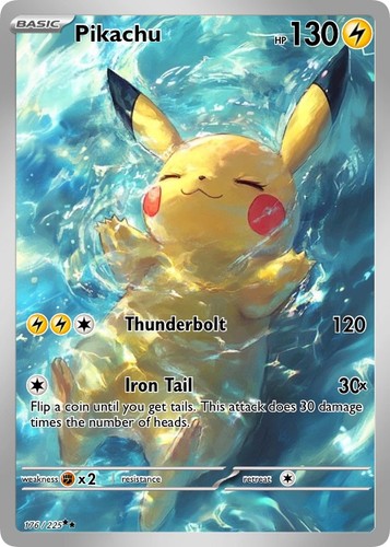 Pikachu pokemon card fan made - pikachu,