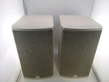 White Vintage Boston Acoustics CR6 Bookshelf Compact Speakers