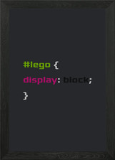 Lego Framed Wall Art Poster