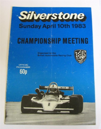 Silverstone apr 1983 - silverstone,