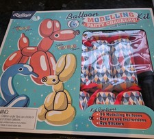 Ridleys Balloon Modelling Party Crackers (Pack Of 6) new in box