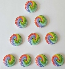 Rainbow Colours Swirl