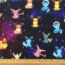 Pokemon fabric 1m x 1.45m