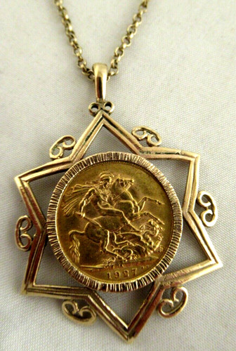 22ct gold 1927 sovereign - 22ct,