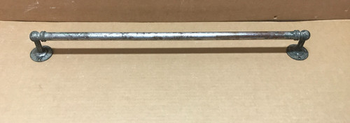 Antique vtg nickel brass - antique, 24"
