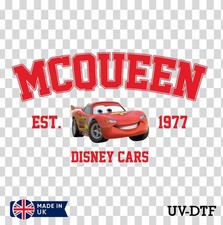 Lightning McQueen Car UV DTF