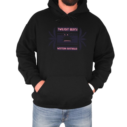 Twilight beach mens hoodie - twilight,