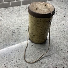 WW2 Gas Mask Rare Original Tin Container String And Instructions Home Front