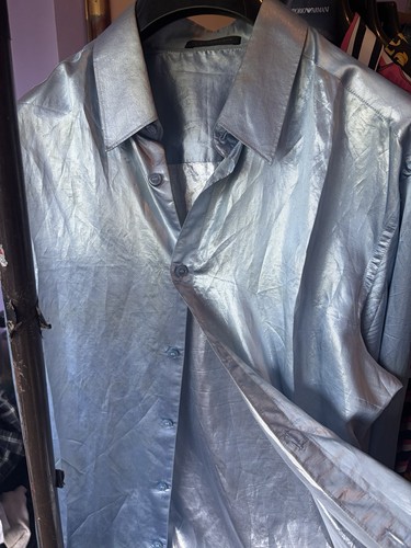Versace silk silver metallic - versace, silver/metallic