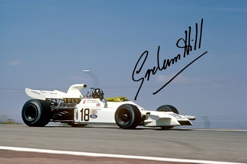 Graham hill signed - signed, autograph