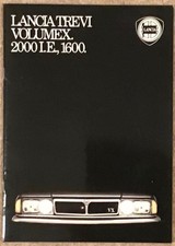 LANCIA TREVI Car Sales Brochure c1983 #88799299 FRENCH TXT Volumex 1600 2000I.E.