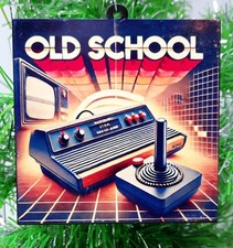 ATARI Old School Gaming Gamer Christmas Ornament