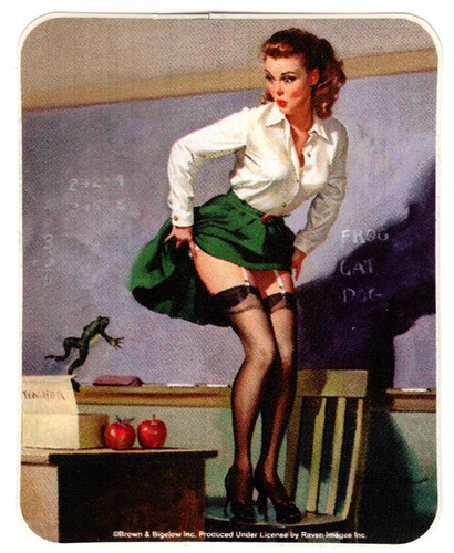 Gil elvgren vinyl decal - gil,