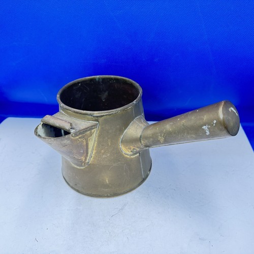 Brass kitchen pan with - brass,
