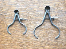 (2) L. S. Starrett Round Leg