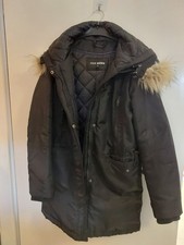 Steve Madden Designer Black Parker Type Coat Size M