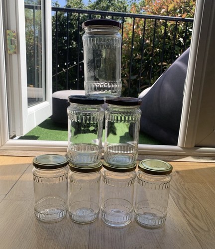 370 glass jars clear - 370,