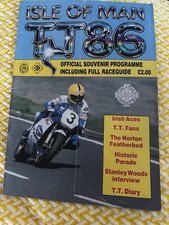 Isle Of Man TT 1986 Official Souvenir Programme