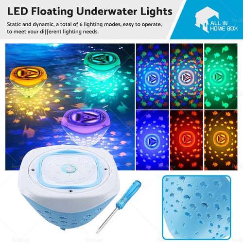 Floating underwater led - underwater,