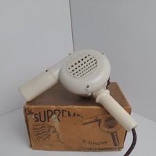 Vintage Supreme Hair Dryer. In Original Box. Working Fine.