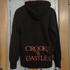 Black Friday Crooks And Castles Medusa Mens Sweatshirt Hooded Medium 