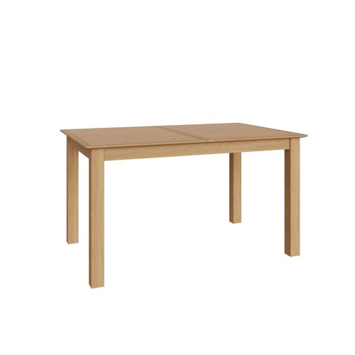 Natural oak extending dining - natural,