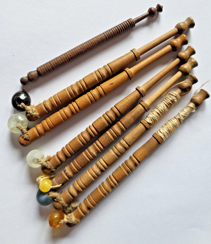 Antique wood wooden - 7, lace