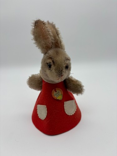 Steiff bed cup rabbit - , red