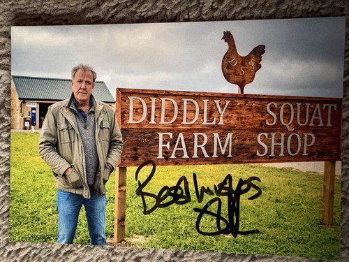 Signed photo jeremy clarkson - signed,