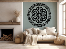 Elegant Celtic Knot Wall Decal – Vinyl Art for Unique Home Decor
