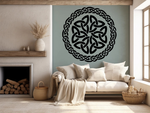 Elegant celtic knot wall decal - knot,